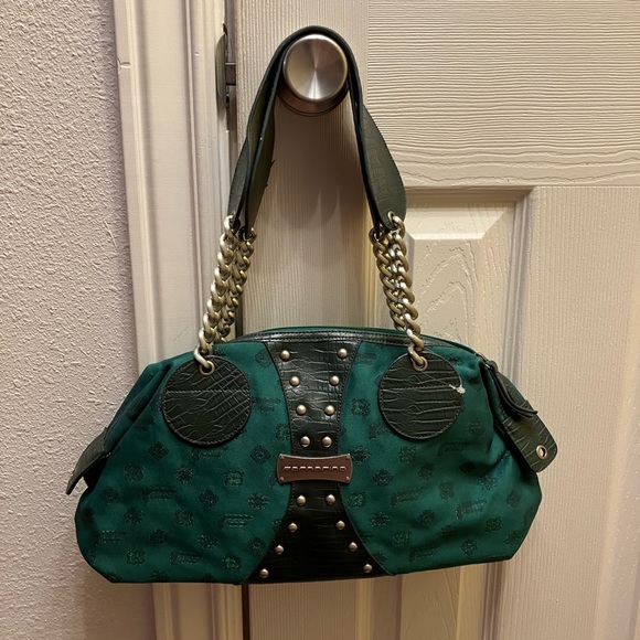 Fornarina Handbags - Y2K Rare Fornarina Emerald Green purse